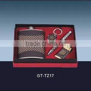 High Quality Stainless Steel Hip Flask Gift Set thumbnail-5