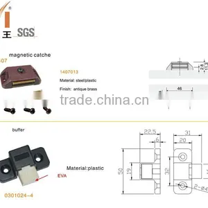 1407014 Steel and Plastic Magnetic Door Catche Door Magnet Gasket thumbnail-2
