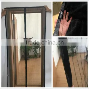 YS Magnetic Mesh Hand-free Screen Doors up to 36''x83'' Keep Bugs and Your House Cool thumbnail-1