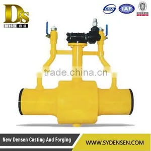 Underground Fully Welded Trunnion Mounted Ball Valve for Industry thumbnail-1
