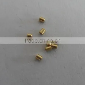 Customized High Precision CNC Turning Micro Electronic Brass Nut Parts thumbnail-1