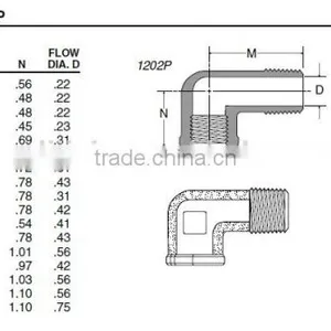 90 Street Elbow 1202P-2202P,Pipe Fitting,Brass Fitting,Auto Parts thumbnail-4