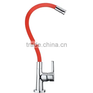 Silicone Kitchen Sink Faucet Universal Tube Spring Flexible Gooseneck Hose thumbnail-2