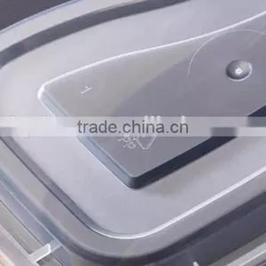 Yoyo Check Now New 2 Compartment Takeaway Rectangular Plastic Disposable Microwave Safe Food Containers thumbnail-4