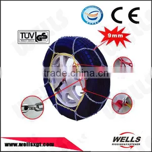 Factory CE Q235 Galvanized Tyre Protection 9mm KNS Snow Chain for Car thumbnail-2