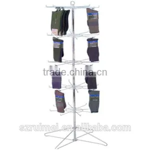 Fashionable and Practical Metal Rotating Socks Display Rack thumbnail-2
