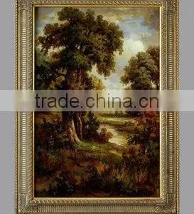 Decorated Solid Wood Frame Oil Painting thumbnail-1