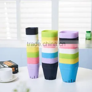 Plastic Square Pots for Plants Colorful Color-Large Size thumbnail-6