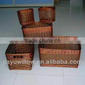 Jiayu Wholesale Artificial Wooden Fruit Basket With Handmade thumbnail-1