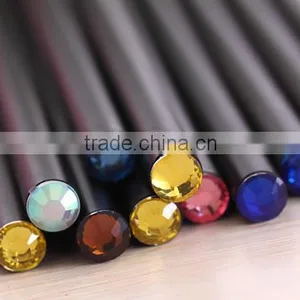 Factory Wholesale High Qulaity 7inch HB Round Jewel Black Wooden Pencils thumbnail-4