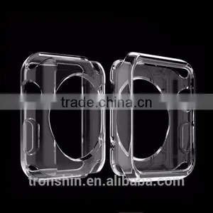 New Arrival 2015 Eco-friendly Crystal Clear Plastic Protective Case for IWatch 38mm and 42mm thumbnail-5