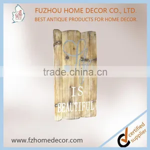 Beautiful Wooden Sign With Colorful Letter Printin for Home Decoration thumbnail-2