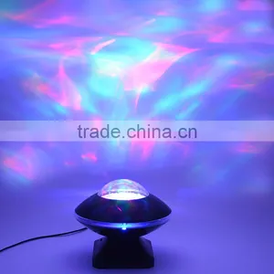 New Popular Selling Aurora Star Night Light Music Projector, UFO Design Color Diamond Music Night Light Projector For Wholesale thumbnail-4