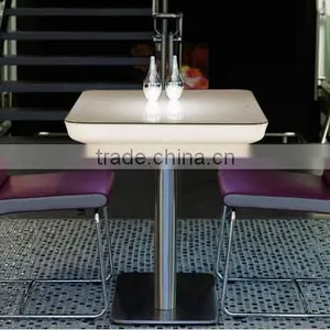 Modern Cocktail Pub Table/Rechargeable Led Light Coffee Table thumbnail-1