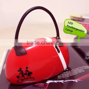 Supply Creative Fashion Handbag Bag Lamp / LED Rechargeable Lamp --red thumbnail-1