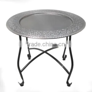 Round Embossed Coffee Table thumbnail-1
