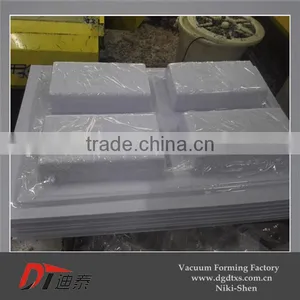Customized White PVC Thermoformed Hole Tray thumbnail-3
