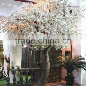 Home Garden Decoration 100cm to 1000cm Height Artificial Indoor Live Plastic Ficus Red With Green Big Maple Tree EZLS05 1011 thumbnail-2