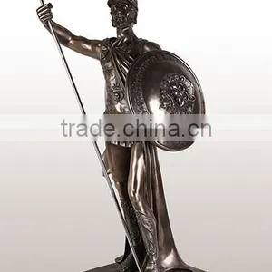 Lost Wax Method Casting Bronze Climbing Soldier Bronze Statue thumbnail-5