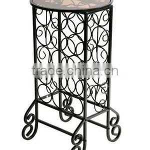 SEI Glass Top Wine Table thumbnail-1