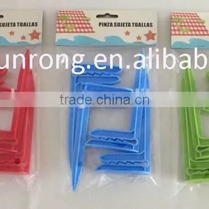 Cheap Plastic Custom Beach Towel Clip thumbnail-2