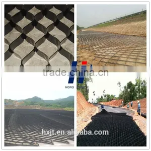 Reinforces Granular Stone Weak Soils Layer for Slope Road Sub Base Geo Format Plastic HDPTextured Perforated Geocell thumbnail-4