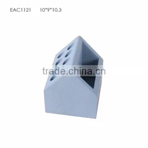 Fashion Desktop Handmade Concrete Pen Holder With Storage Box thumbnail-1