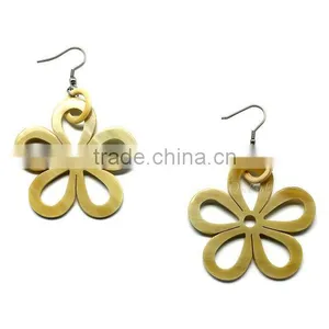Water Buffalo Earrings, Elagant Design, Natural Material From Vietnam thumbnail-2