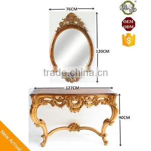 French Style Furniture Consoles For Living Room With Mirror thumbnail-2