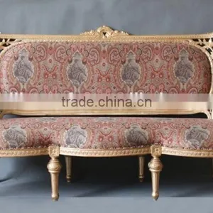 MD-1408-01 &MS-1401-04 &MS-1402-04 Chinese Style Furniture Sofa Set in Gold Finish thumbnail-4