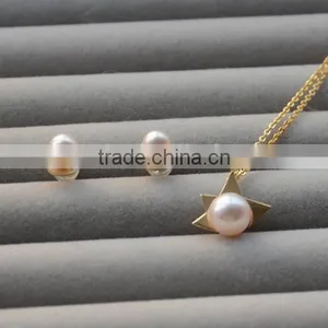 11-12mm Freshwater Pearl Necklace and Earring Sets thumbnail-3