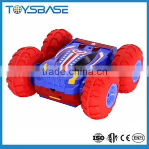 Roll Over Cars Remote Control Stable RC Car Jumping Tumbling 4WD Electric Toy Bounce Car With Tire Inflator Elektric Car thumbnail-1