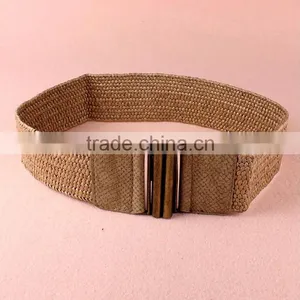 Wholesale Decorative Alloy Buckle Women Lady Snake Pattern Wide PU Waist Belt thumbnail-3