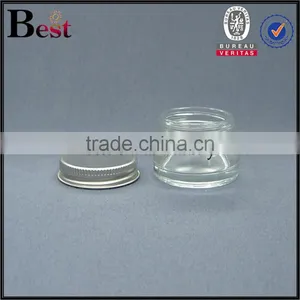15/30/50/100g Clear Glass Cream Jar Round Shape Glass Jar for Face Cream thumbnail-2