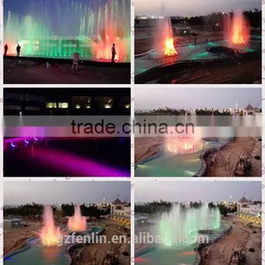 Stainless Steel Outdoor Colorful Running Music Water Speaker Fountain thumbnail-3