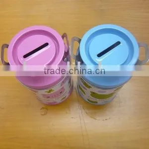 Milk Can Shaped Money Tin Box thumbnail-1