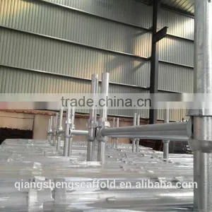 Q235 Hdg Steel Mobile Scaffold Tower Cuplock Scaffolding System Quick Erect Scaffold Storage for Building Formwork thumbnail-2