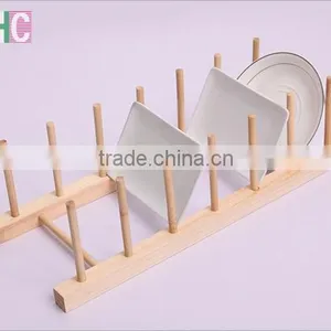Wooden Plate Dish Bowl Rack thumbnail-1