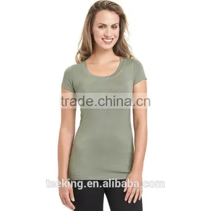 2017 New Design Plain Sport Training t Shirts Women thumbnail-6