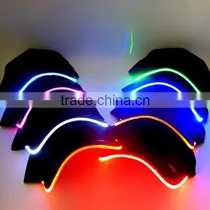 Blank Fiber Optic Cap , Flashing Cap , Led Light Caps And Hats Wholesale thumbnail-1