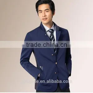 Wholesale Men Slim Fit Blazer Casual Cotton Suit Blazer Latest Men Blazer Design thumbnail-1