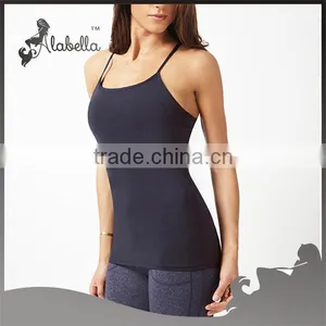 Womens Wholesale Custom Fitness Yoga Tank Top thumbnail-1