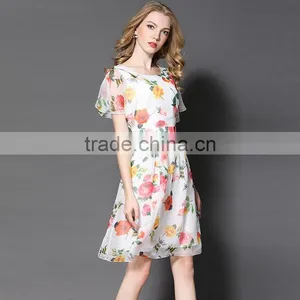 Maxnegio Flower Girl Dress Patterns With Batwing Sleeve Casual Summer Dresses thumbnail-2
