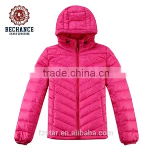 OEM Service Wholesale Women's Comfy Winter Down Jacket With Hood thumbnail-1
