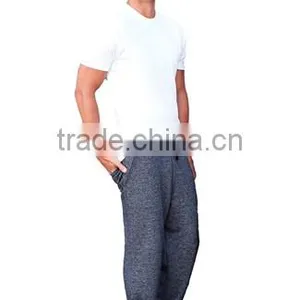 Next Level Apparel Men's Denim Fleece Jogger Pants - 52% Cotton, 48% Polyester Heathered Fleece and Comes With Your Logo thumbnail-1