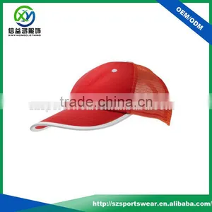 2016 High Quality Orange Color Mesh Fabric Sports Cap /baseball Cap With Your Own Logo Design thumbnail-1