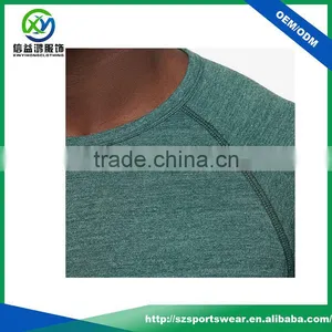 OEM Custom High Quality Green Color Bamboo Shirt, Long Sleeve Men's t Shirt thumbnail-3