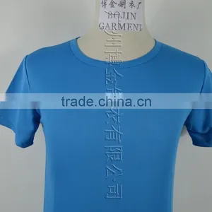 Blue Color Quick dy Dry Fit O-neck Mens Tshirt for Wholesale thumbnail-2