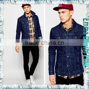 2016 Hot New Men's Vogue Blue Denim Jackets Street Wear Styles Outwears thumbnail-4