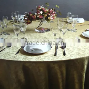 Factory Wholesale Hotel Restaurant Banquet Party Round Wedding Linen Table Cloth thumbnail-5